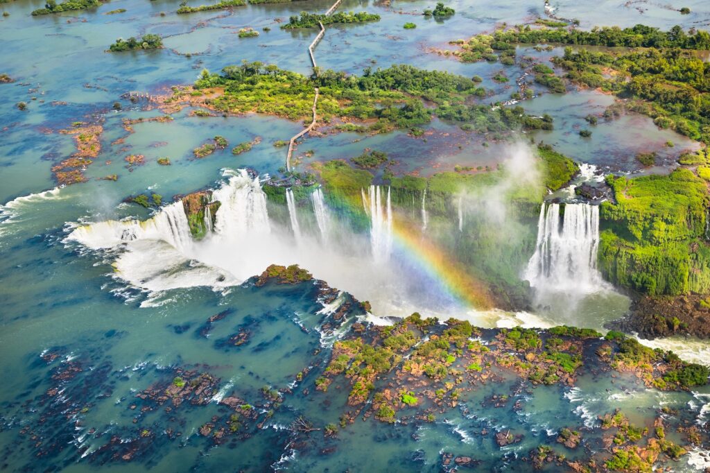 Enchanting-Travels-South-America-Tours-Aerial-View-of-Iguazu-Falls