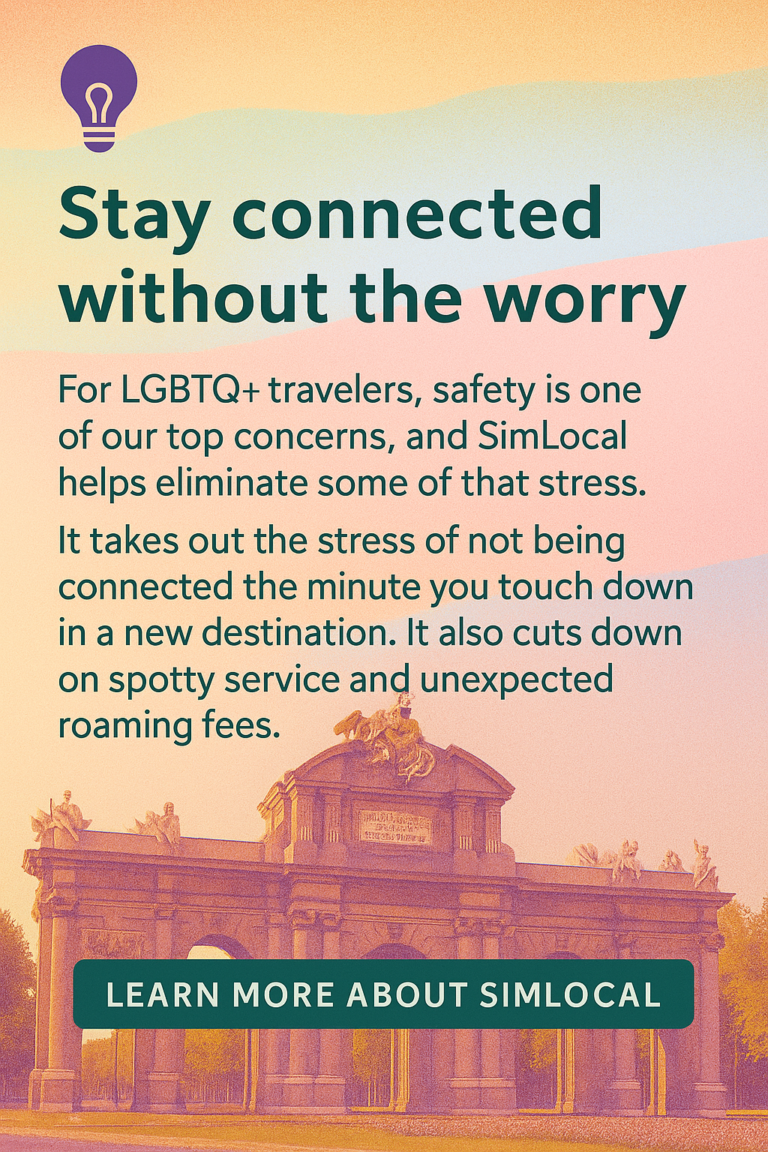 SimLocal for LGBTQ travelers