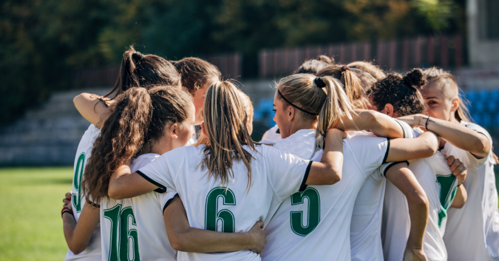 women together in a lesbian Sports Movie