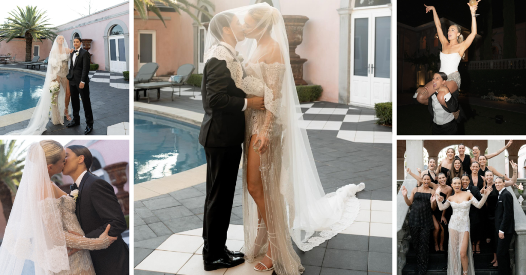 Sam Kerr and Kristie Mewis Wedding Photos by Sarah Tonkin Photography