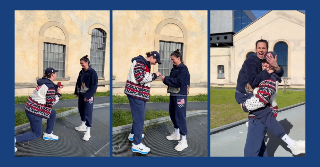 Hilary Knight and Brittany Bowe get engaged at the 2026 Olympics in Milan