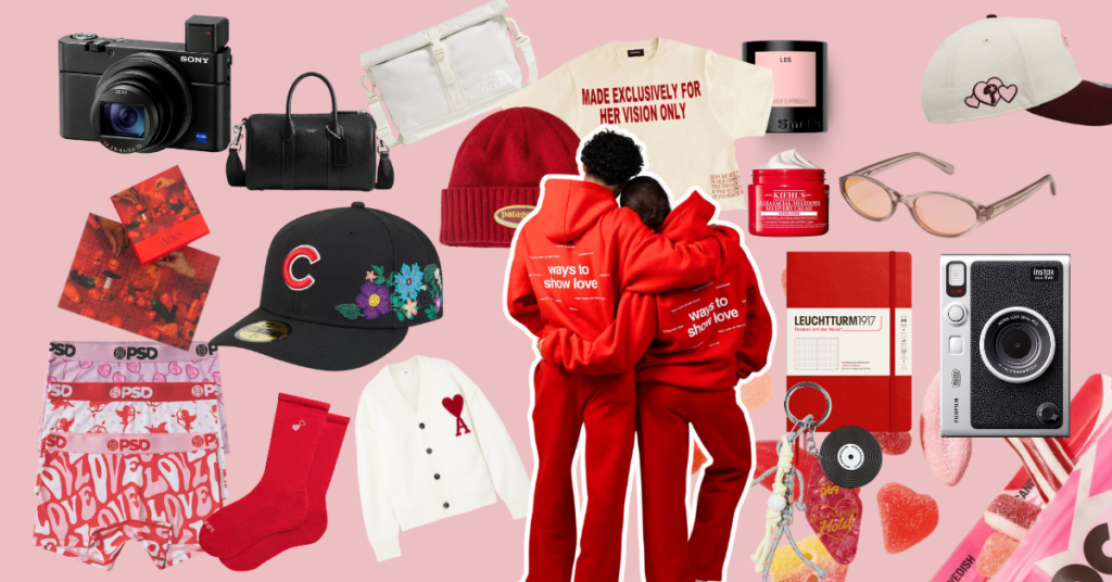 a collection of masc valentines gifts