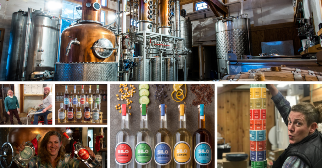 many photos from around the Silo Distillery