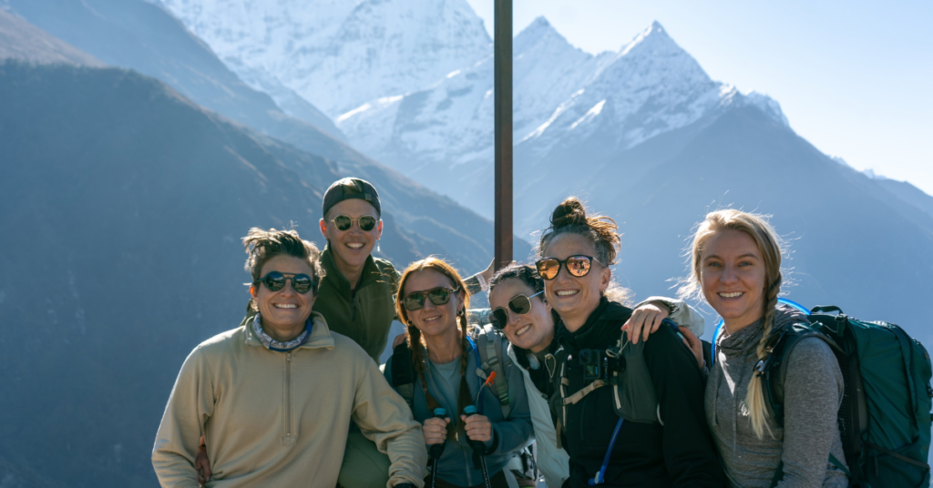 queer and lesbian travelers in the mountains of Nepal