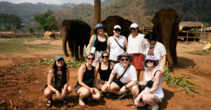 Queer Travelers together on a holiday in Chaing Mai thailand