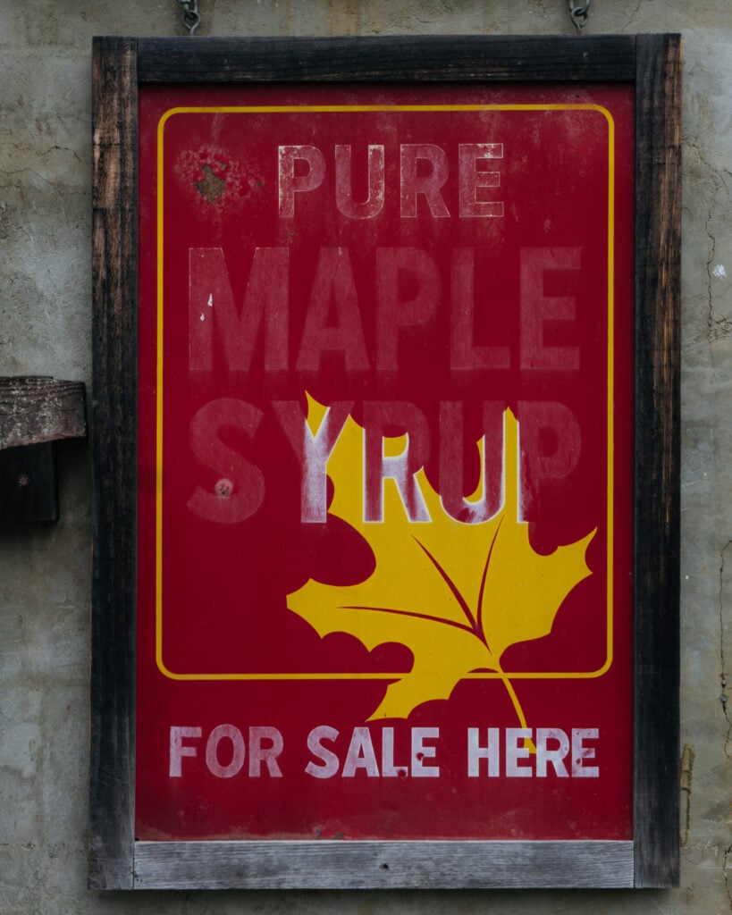 sign at Sugarbush farms